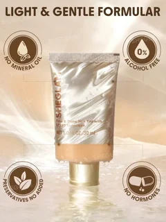 کرم ضد آفتاب شیگلم مدل Dew & Done skin tint با SPF 20 رنگ Nude