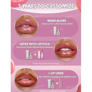لیپ گلاس ضد آب شیگلم مدل Glass Lock Air Gloss رنگ Sepia Kiss