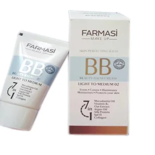 کرم پودر BB فارماسی شماره 02 حجم 50 میلی لیتر