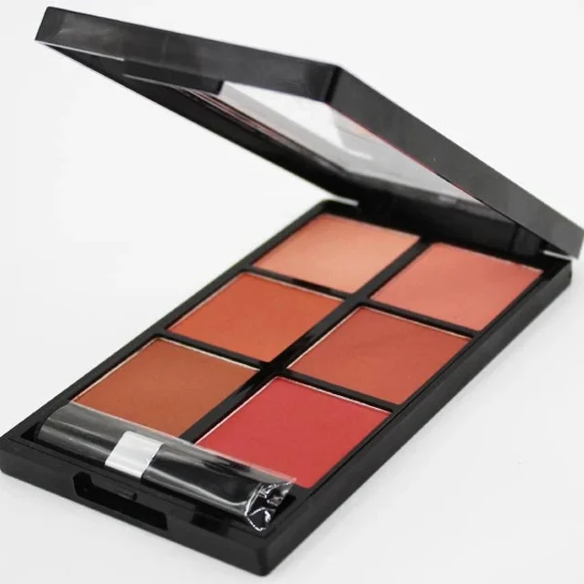 پالت رژ گونه رمانتیک برد مدل 6B V-Face Beauty Looks کد C