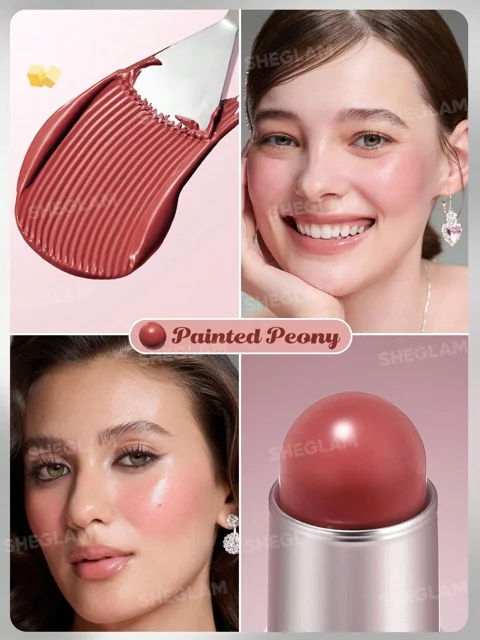 رژگونه استیکی شیگلم سری Buttery Bliss رنگ Painted Peony
