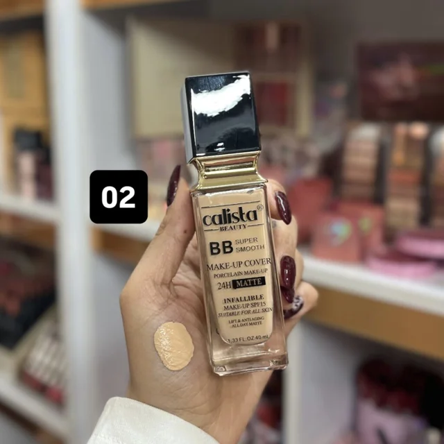 کرم پودر شیشه ای کالیستا بیوتی calista مدل بی بی BB Super Smooth
