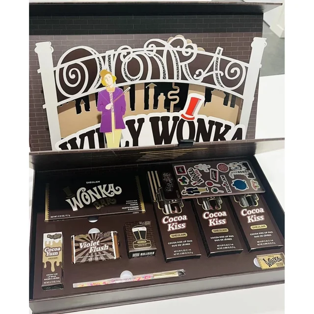 پک آرایشی شیگلم مدل Willy Wonka مجموعه 13 عددی