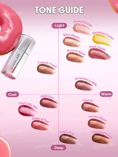 لیپ گلاس شاین دار ضد آب شیگلم مدل Glass Lock Air Gloss رنگ Bananas Foster