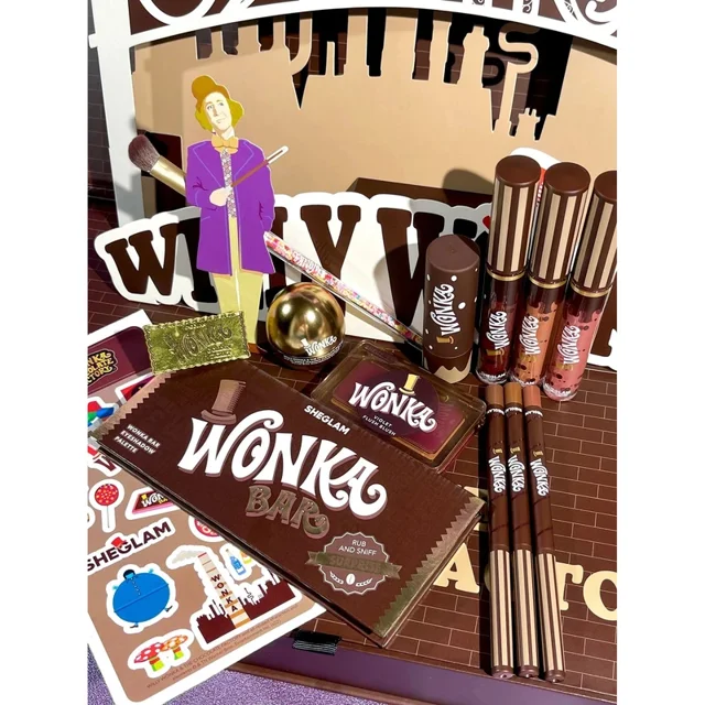 پک آرایشی شیگلم مدل Willy Wonka مجموعه 13 عددی