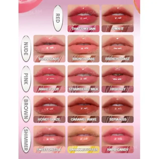لیپ گلاس ضد آب شیگلم مدل Glass Lock Air Gloss رنگ Sepia Kiss