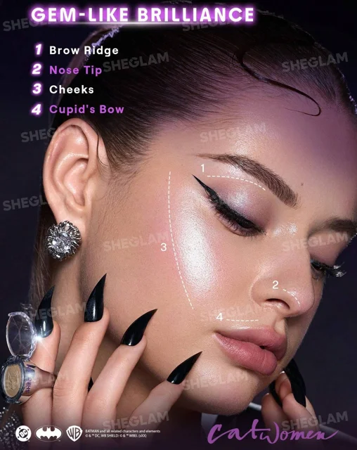 ست کلکسیونی لوازم آرایشی شیگلم مدل زن گربه ای CATWOMAN
