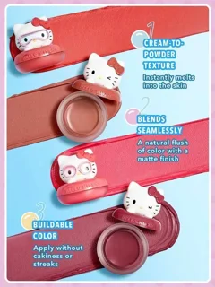 پک آرایشی هلو کیتی صورتی شیگلم SHEGLAM Hello Kitty Full Collection