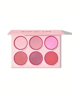 پالت رژ گونه 6 رنگ شیگلم مدل Foloral Flush رنگ Blushing Bouquet