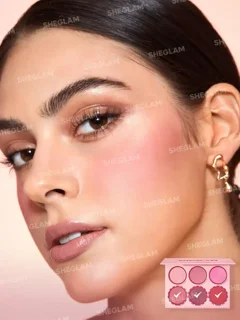 پالت رژ گونه 6 رنگ شیگلم مدل Foloral Flush رنگ Blushing Bouquet