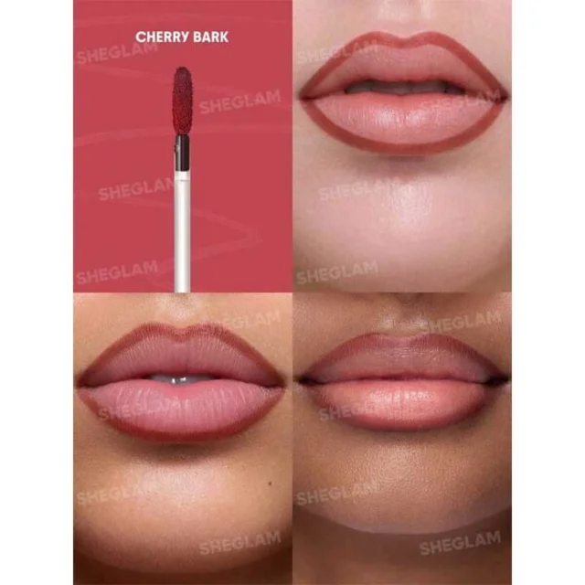 رژ لب مایع شیگلم مدل پیل آف رنگ  Cherry Bark