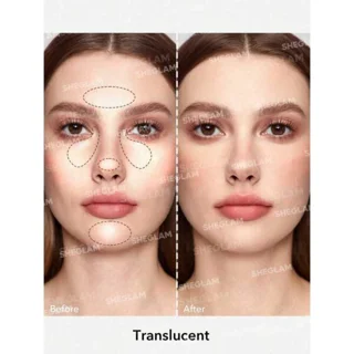 پودر بیک آرایش شیگلم مدل Baked Glow رنگ Translucent