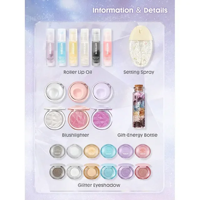 پک آرایشی شیگلم مدل Crystal Intentions