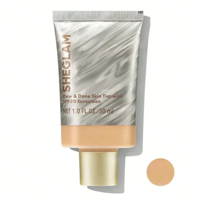کرم ضد آفتاب شیگلم مدل Dew & Done skin tint با SPF 20 رنگ Shell