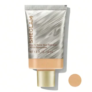 کرم ضد آفتاب شیگلم مدل Dew & Done skin tint با SPF 20 رنگ Buttercream