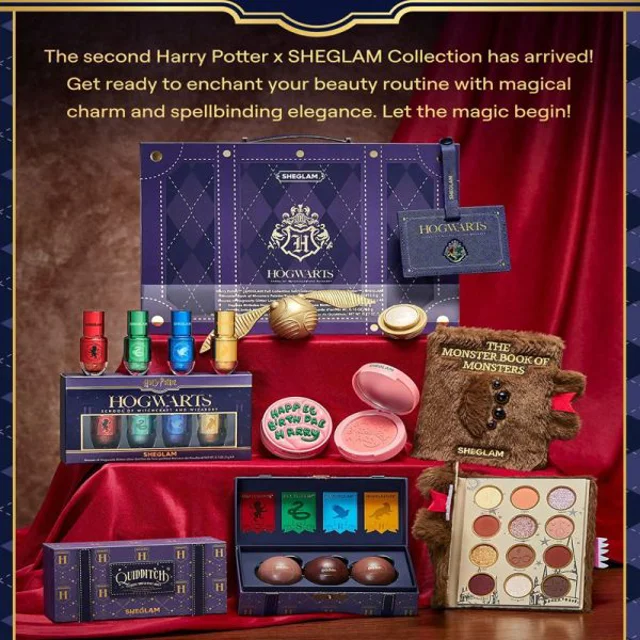 پک آرایشی هری پاتر هاگوارتز شیگلم Sheglam Hogwarts Chool Of Witchcraft And Wizardry