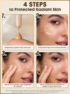 کرم ضد آفتاب شیگلم مدل Dew & Done skin tint با SPF 20 رنگ SAND