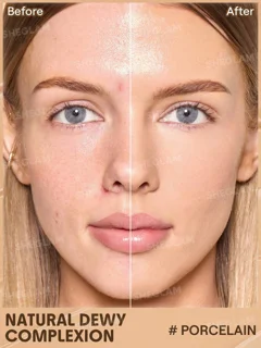 کرم ضد آفتاب رنگی شیگلم مدل Dew & Done Skin با SPF 20 رنگ Porcelain