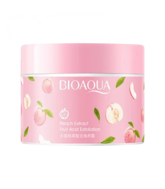 اسکراب لایه بردار صورت و بدن هلو بیوآکوا Bioaqua