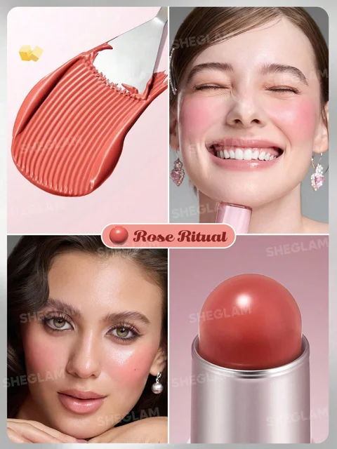رژگونه استیکی شیگلم رنگ Rose Ritual