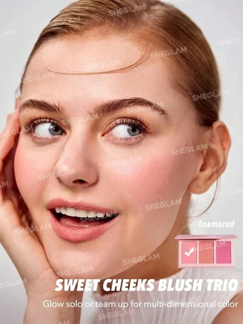 پالت رژگونه سه رنگ شیگلم مدل Enamored