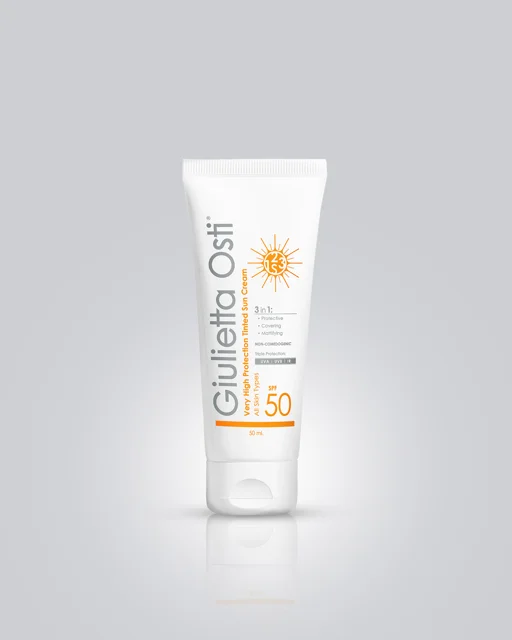 کرم ضد آفتاب رنگی spf 50 جولیتا اُستی